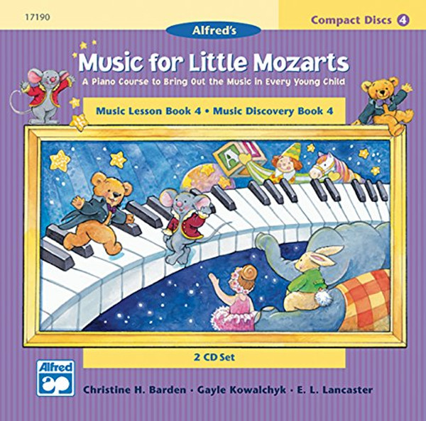 Music for Little Mozarts 2-CD Sets for Lesson and Discovery Books: A Piano Course to Bring Out the Music in Every Young Child (Level 4), 2 CDs