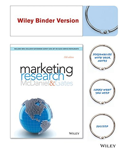 Marketing Research, Binder Ready Version