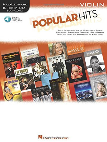 Popular Hits For Violin - Instrumental Play-Along Book & Online Audio