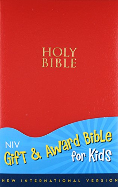 NIV, Gift and Award Bible for Kids, Imitation Leather, Red, Red Letter