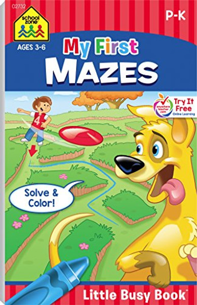 My First Mazes Little Busy Book Ages 3-6