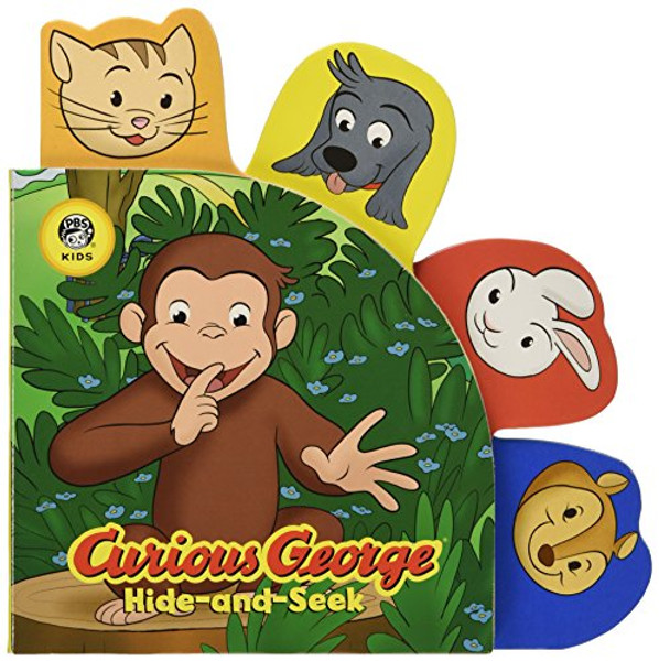 Curious George Hide-and-Seek (CGTV Tabbed Board Book)