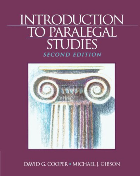Introduction To Paralegal Studies
