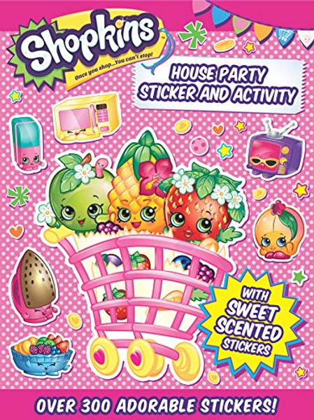 Shopkins House Party Sticker and Activity