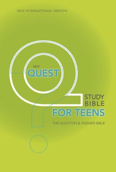 NIV, Quest Study Bible for Teens, Hardcover: The Question and Answer Bible