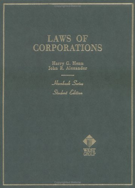 Laws of Corporations and Other Business Enterprises (Hornbooks)