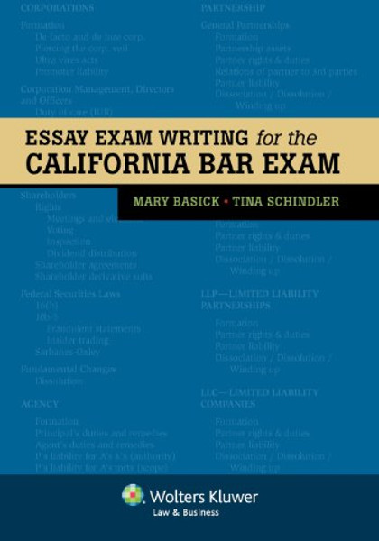 Essay Exam Writing for the California Bar Exam (Bar Review)