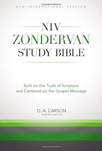 NIV Zondervan Study Bible, Hardcover: Built on the Truth of Scripture and Centered on the Gospel Message