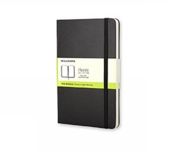 Moleskine Classic Notebook, Pocket, Plain, Black, Hard Cover (3.5 x 5.5) (Classic Notebooks)