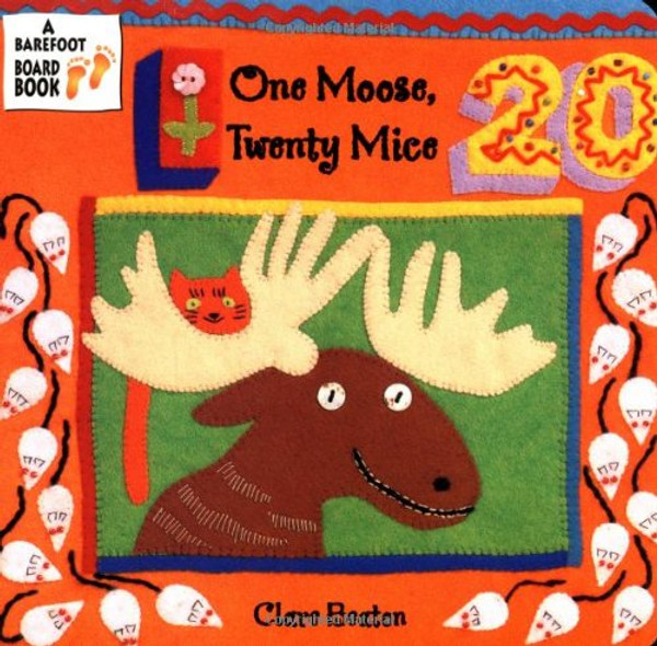 One Moose, Twenty Mice (A Barefoot Board Book)