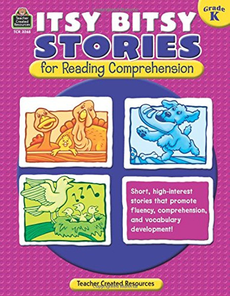 Itsy Bitsy Stories for Reading Comprehension Grd K