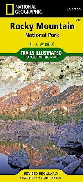 Rocky Mountain National Park Hiking Map