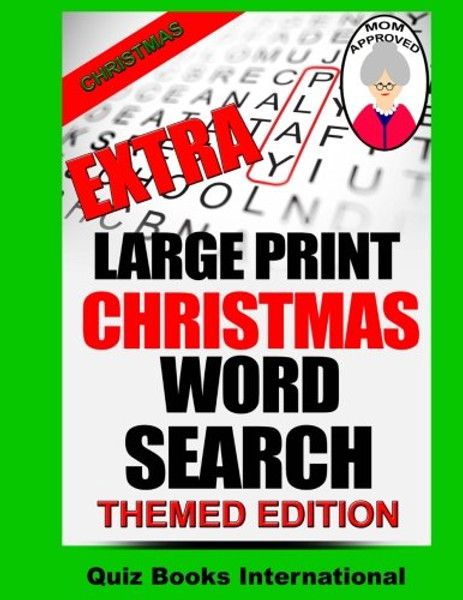 Extra Large Print Christmas Word Search