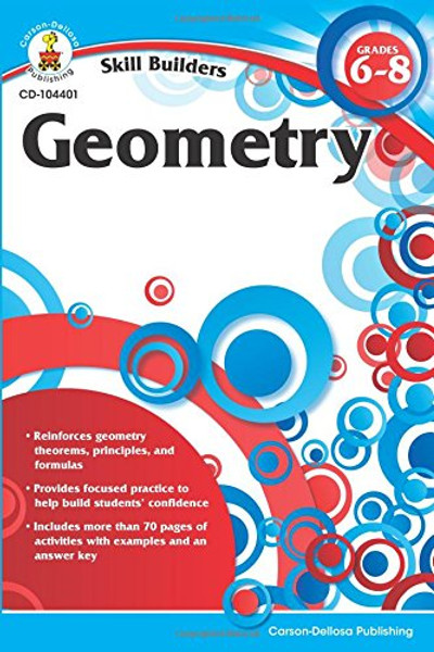 Geometry, Grades 6 - 8 (Skill Builders)