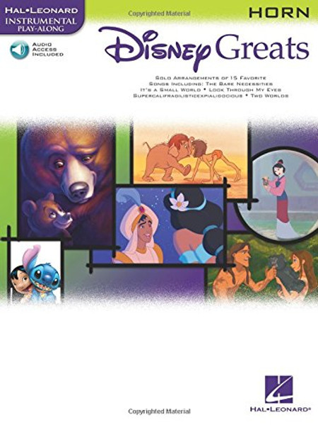Disney Greats: for Horn Instrumental Play-Along Pack Bk/online audio (Disney Greats S)