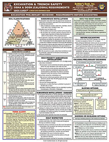 Excavation & Trench Safety Quick-Card