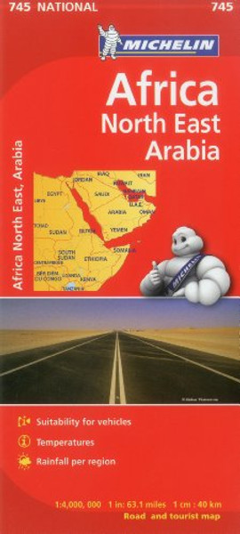 Michelin Map Africa Northeast & Arabia 745 (Maps/Country (Michelin))