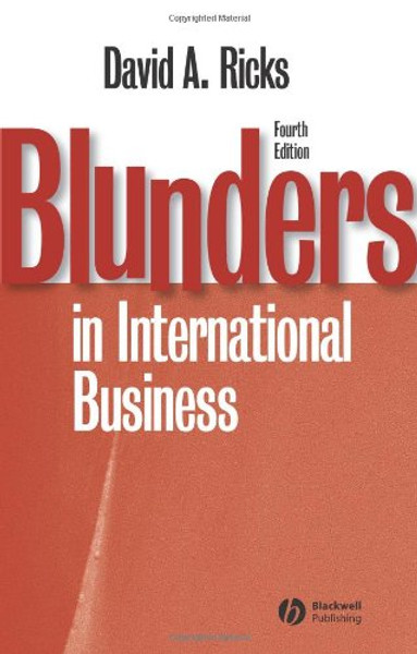 Blunders in International Business