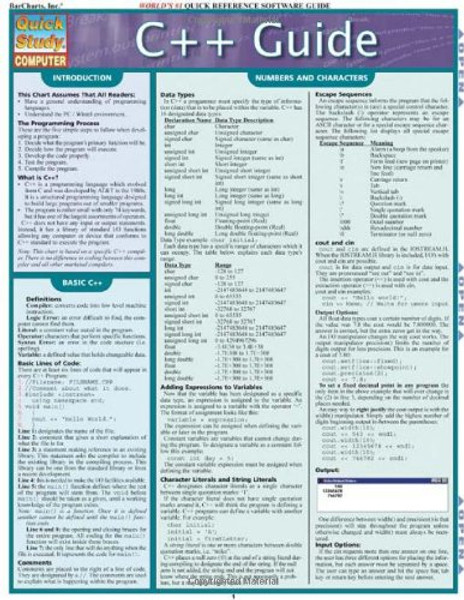 C++ Guide (Quick Study Computer)