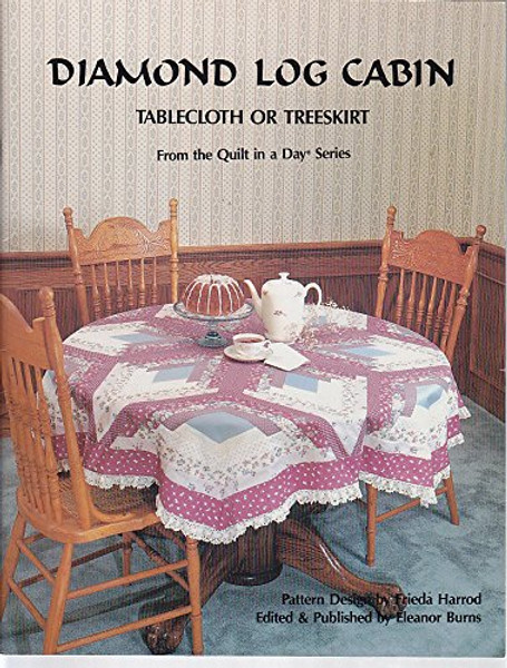 Diamond Log Cabin: Tablecloth or Treeskirt