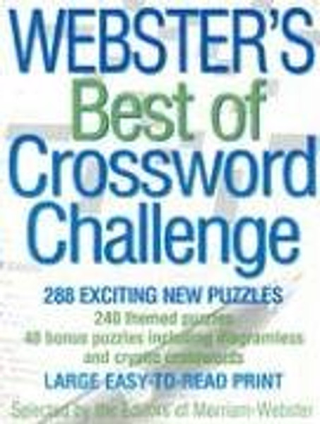 Webster's Best Of Crossword Challenge