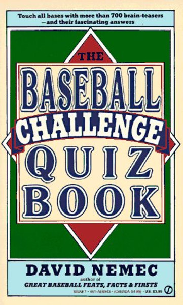 The Baseball Challenge Quiz Book