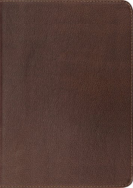 ESV Study Bible (Cowhide, Deep Brown)