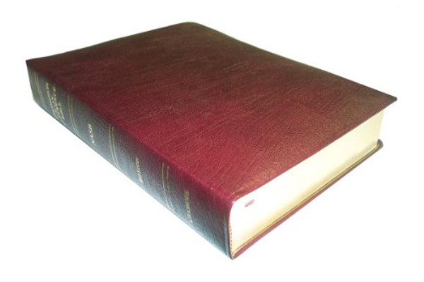 Thompson Chain Reference Bible (Style 606burgundy index) - Regular Size NASB - Genuine Leather