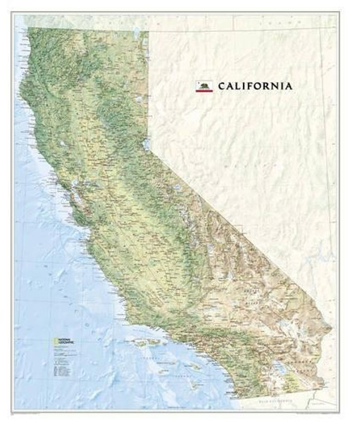 California [Tubed] (National Geographic Reference Map)