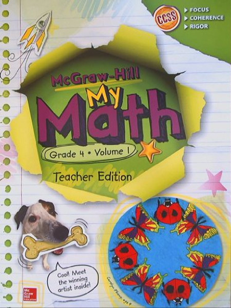 My Math Teacher Edition, Grade 4, Vol. 1