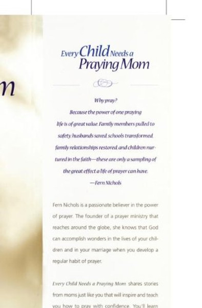 Every Child Needs a Praying Mom