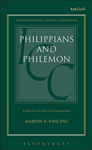 Philippians and Philemon (International Critical Commentary)