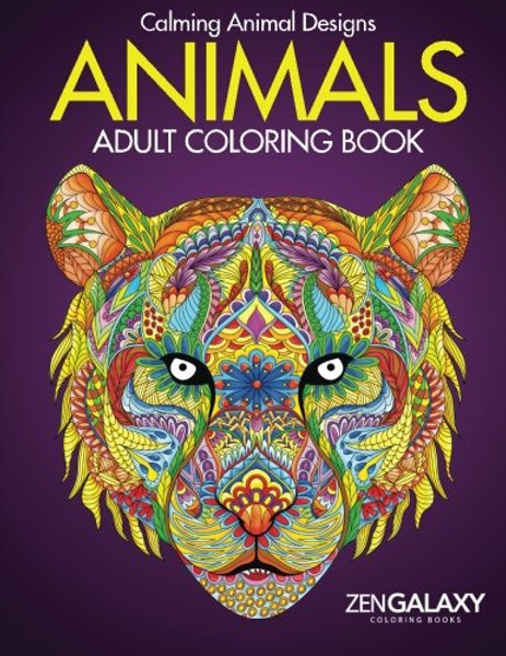 Animals: Adult Coloring Book: Calming Animal Designs