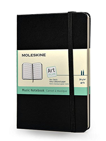 Moleskine Art Plus Music Notebook, Pocket, Black, Hard Cover (3.5 x 5.5) (Classic Notebooks)