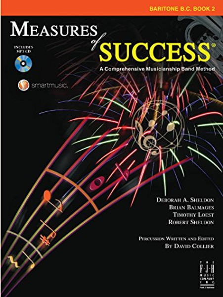 BB210BBC - Measures Of Success - Baritone Bass Clef Book 2 With CD