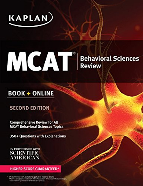Kaplan MCAT Behavioral Sciences Review: Book + Online (Kaplan Test Prep)