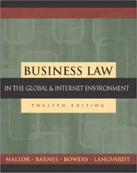 Business Law: The Ethical, Global, and E-Commerce Environment with PowerWeb and Student DVD