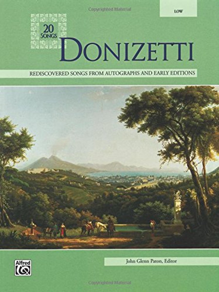 Donizetti: Low Voice