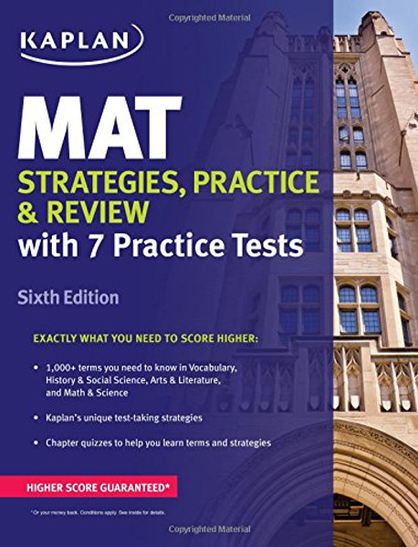 MAT Strategies, Practice & Review (Kaplan Test Prep)