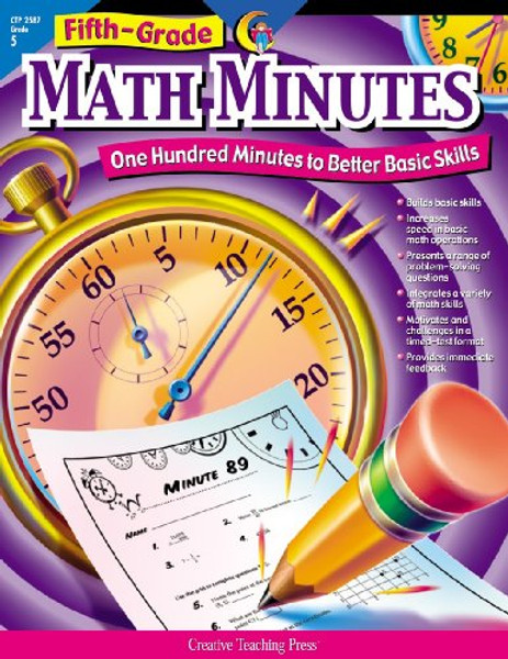 Math Minutes, 5th Grade (CTP 2587)
