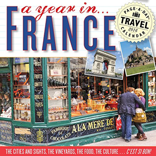A Year in France Color Page-A-Day Calendar 2016