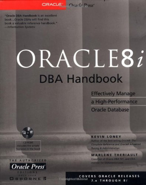 Oracle 8I Dba Handbook (Oracle Press Series)