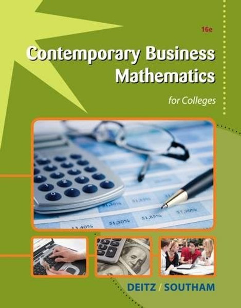 Contemporary Business Mathematics for Colleges (with Printed Access Card)