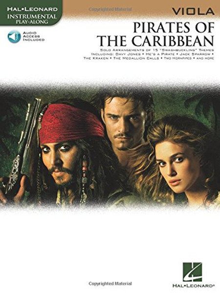 Pirates of the Caribbean for Viola Play-Along Book & Online Audio (Hal Leonard Instrumental Play-Along)