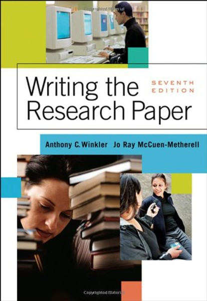 Writing the Research Paper: A Handbook