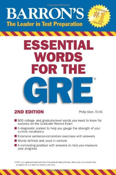 Essential Words for the GRE (Barron's GRE)