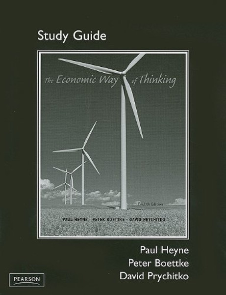 Study Guide for The Economic Way of Thinking