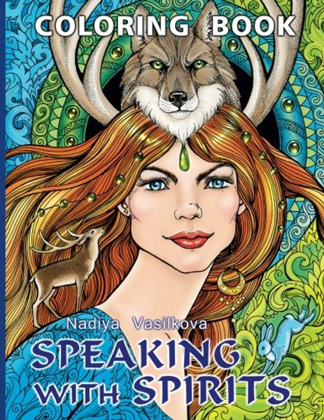Speaking with spirits: Coloring Book for Adult
