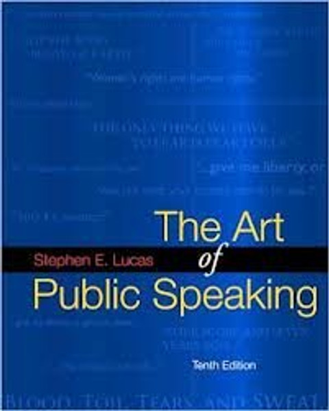 The Art of Public Speaking, Tenth Edition