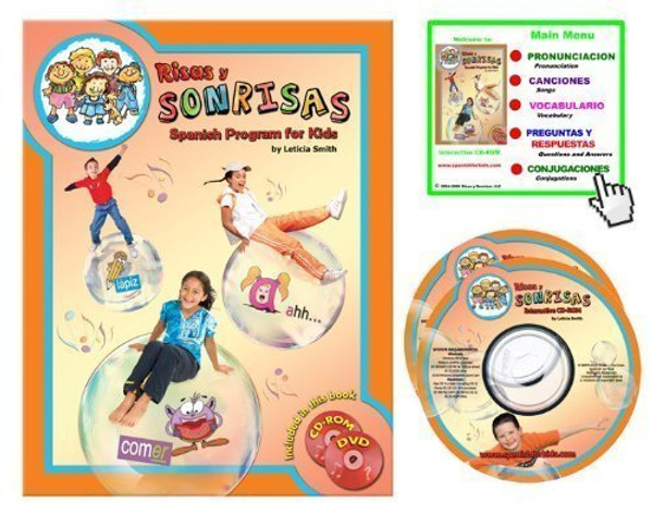 Risas y Sonrisas Spanish Program for Kids - Student Book with CD-ROM and Skits DVD